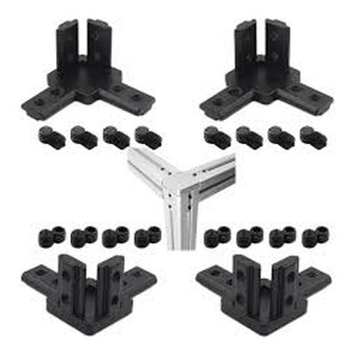 Corner brackets and end plates