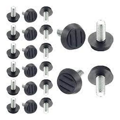 Levelling pads, mounts and castors
