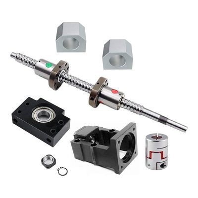 Ball screw end supports and motor mounts